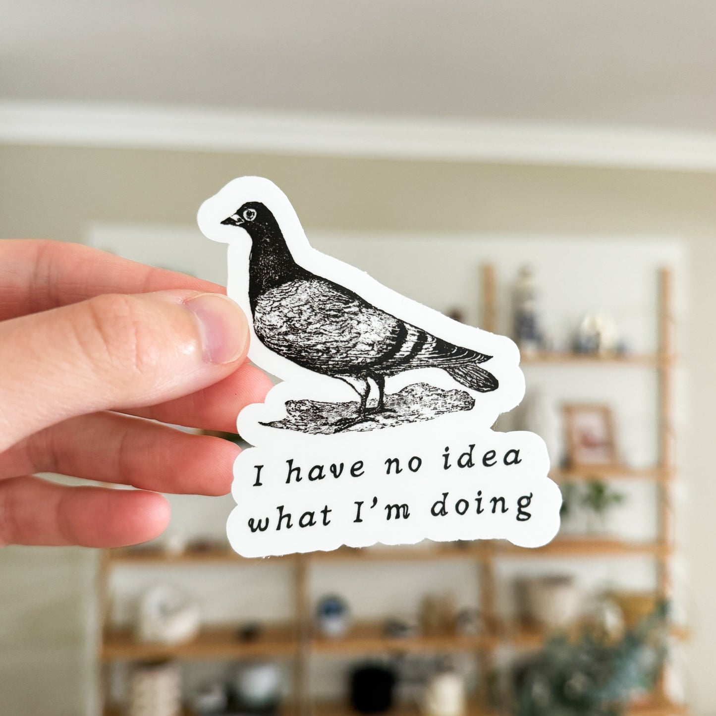 Pigeon Vinyl Sticker