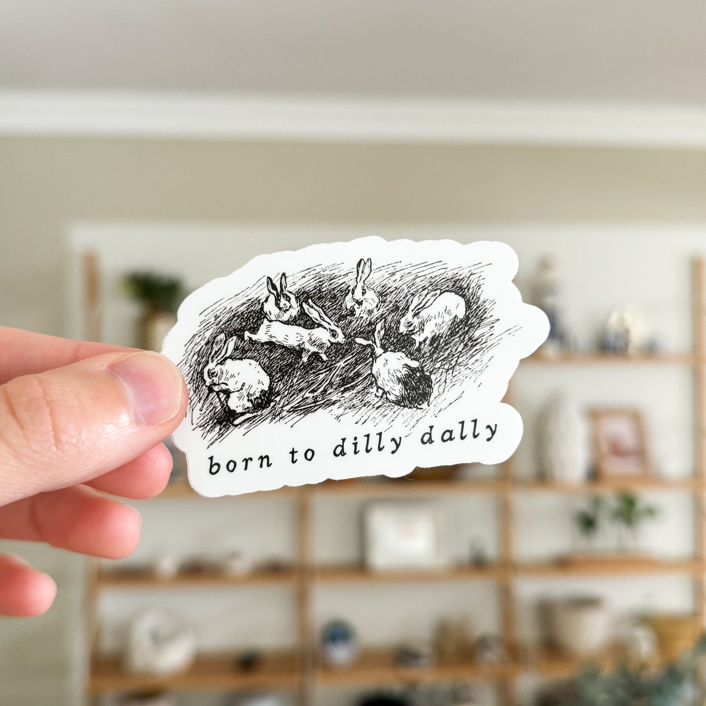 Dilly Dally Vinyl Sticker