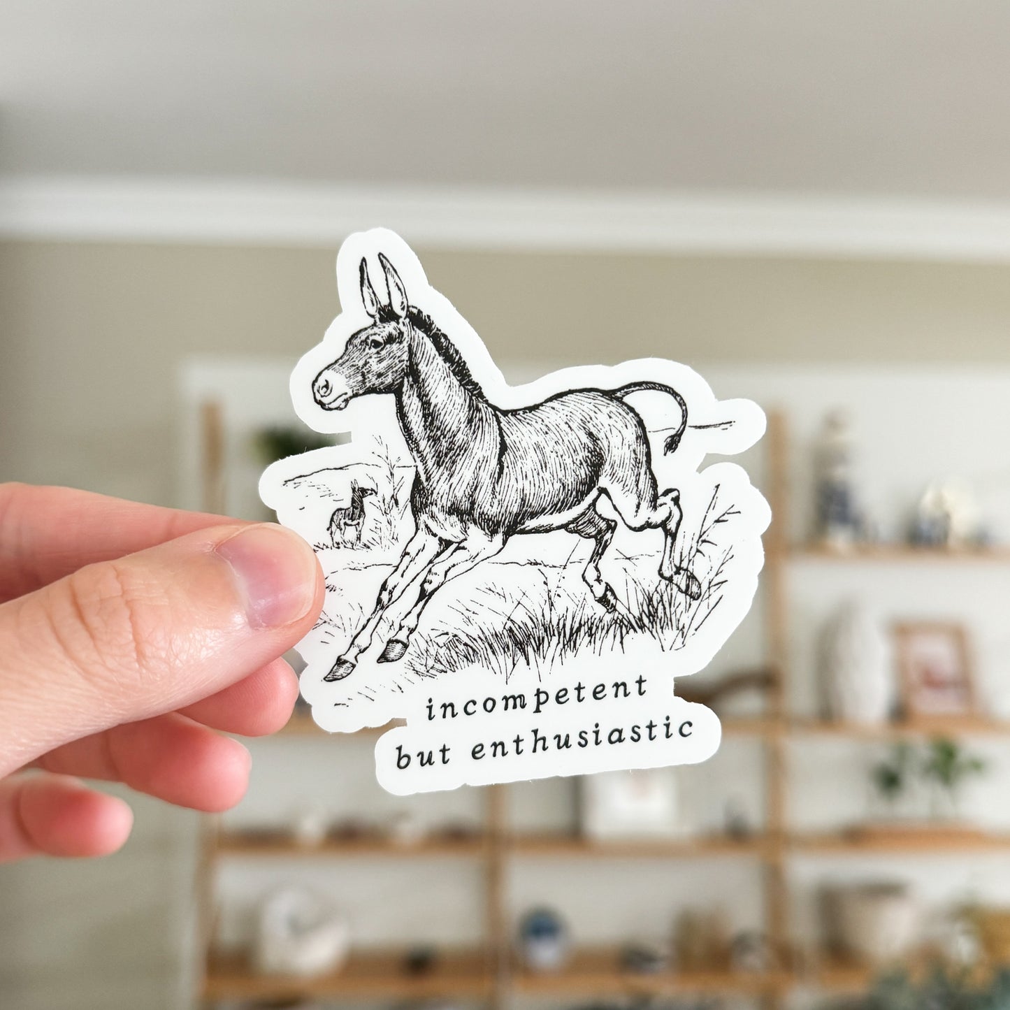 Enthusiastic Vinyl Sticker