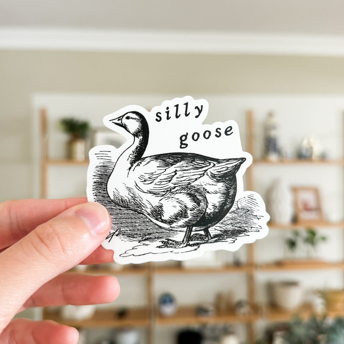 Silly Goose Vinyl Sticker