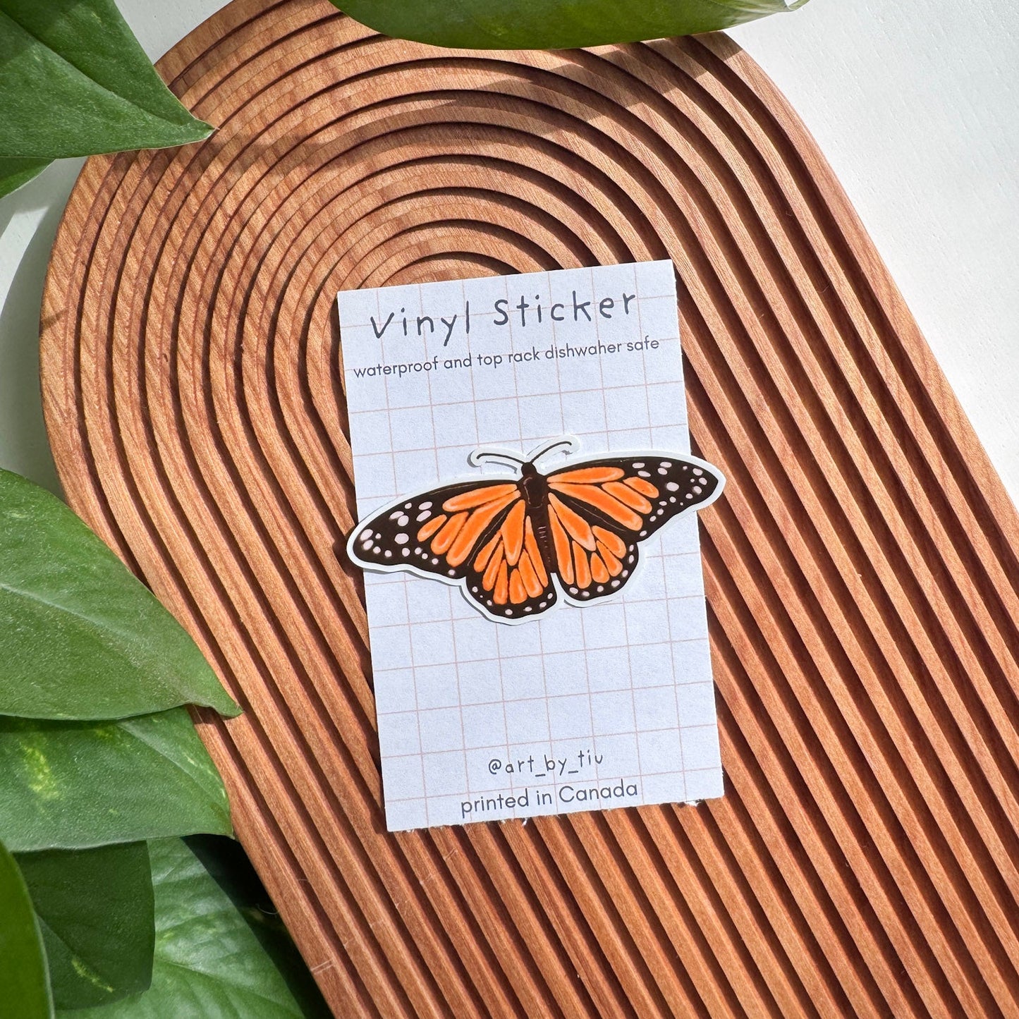 Monarch Butterfly Sticker