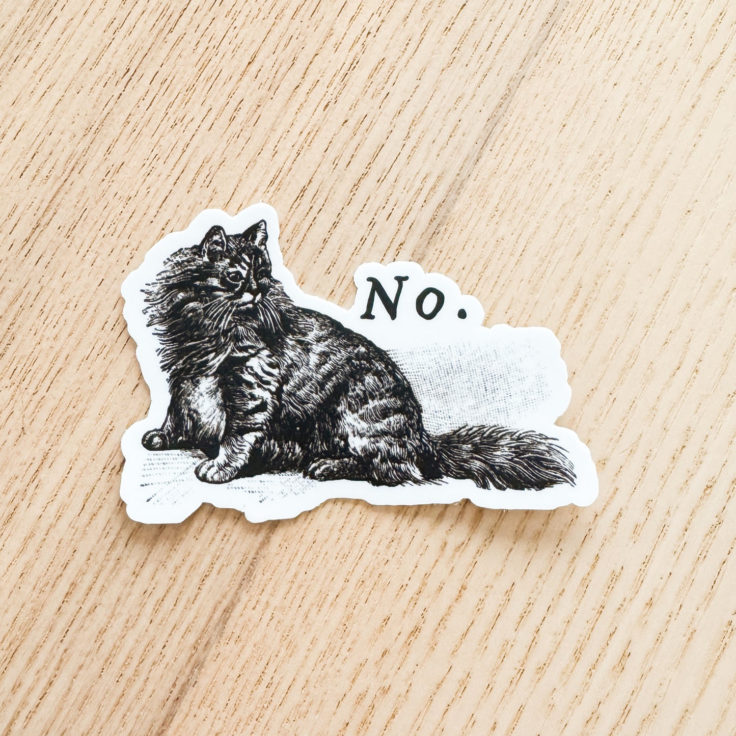 No Cat Vinyl Sticker