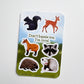 Local Wildlife 4x6 Vinyl Sticker Sheet