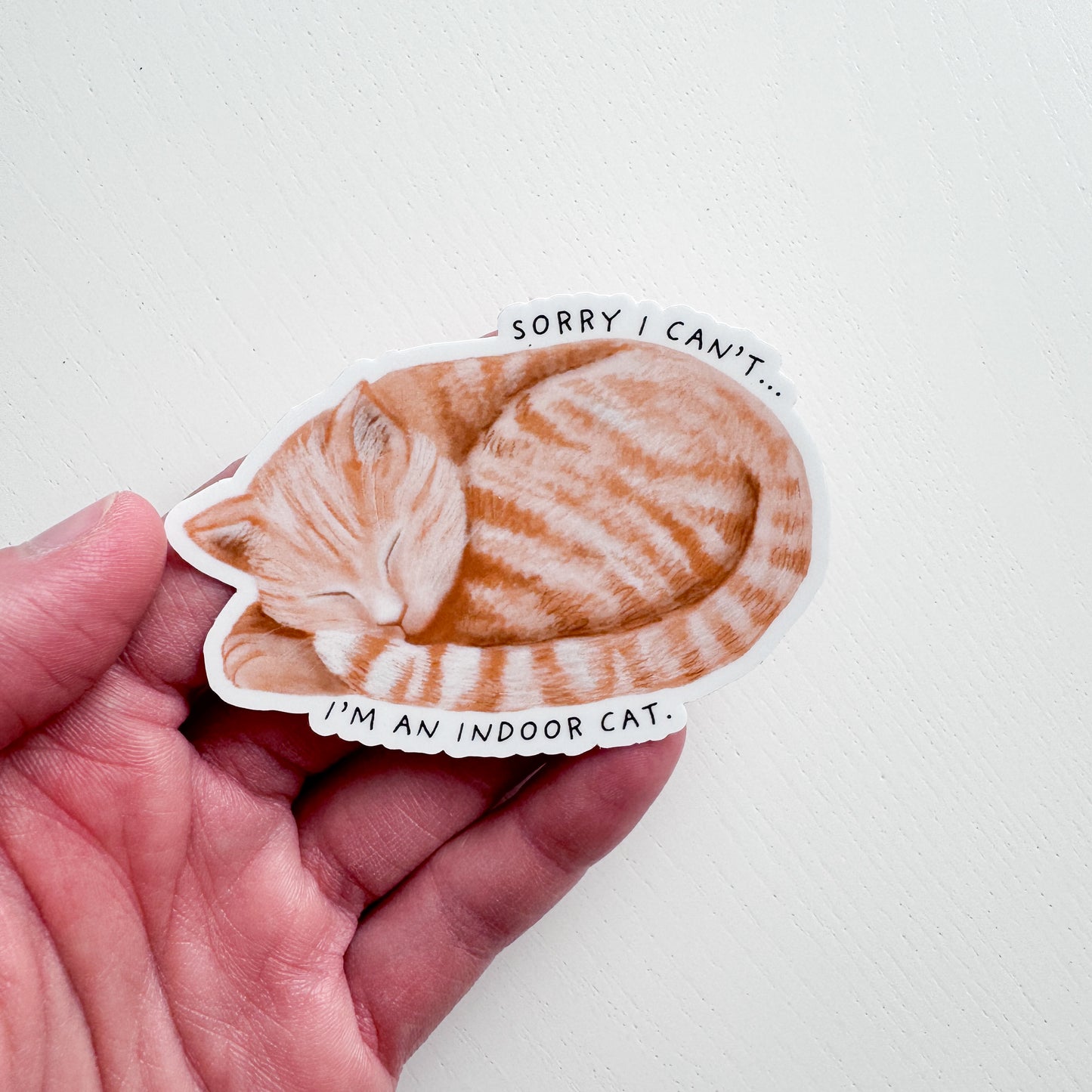 Indoor Cat Sticker