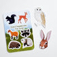 Local Wildlife 4x6 Vinyl Sticker Sheet