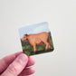 Brown Cow Sticker