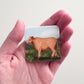Brown Cow Sticker