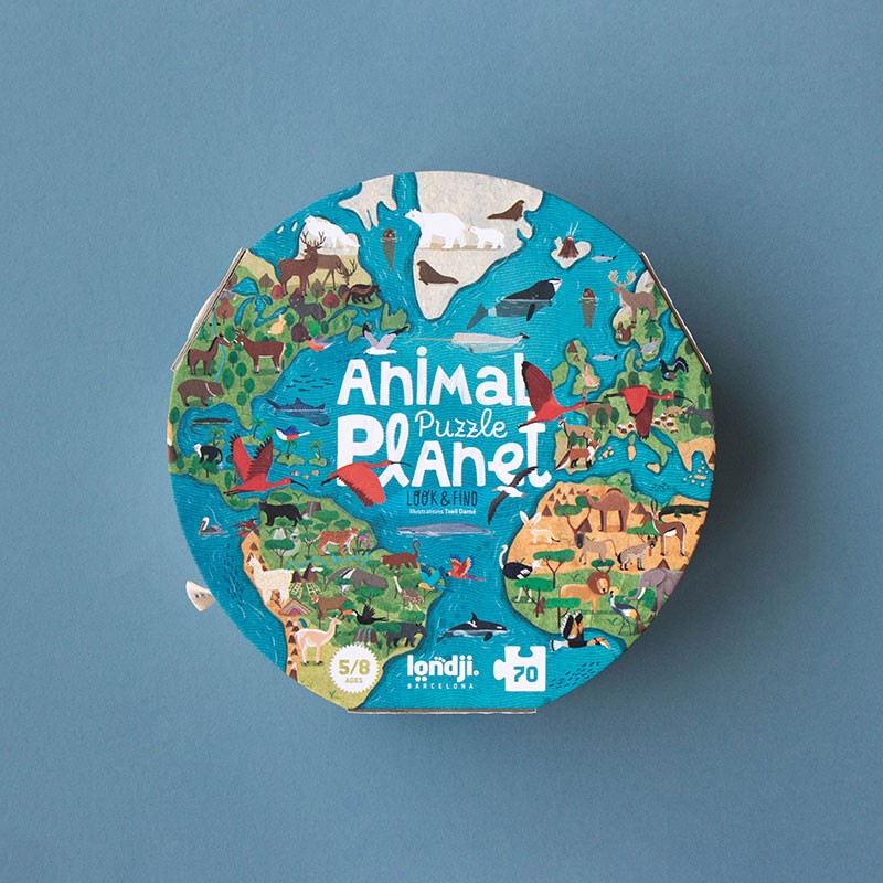 Animal Planet 70pc Puzzle and Look-And-Find Game