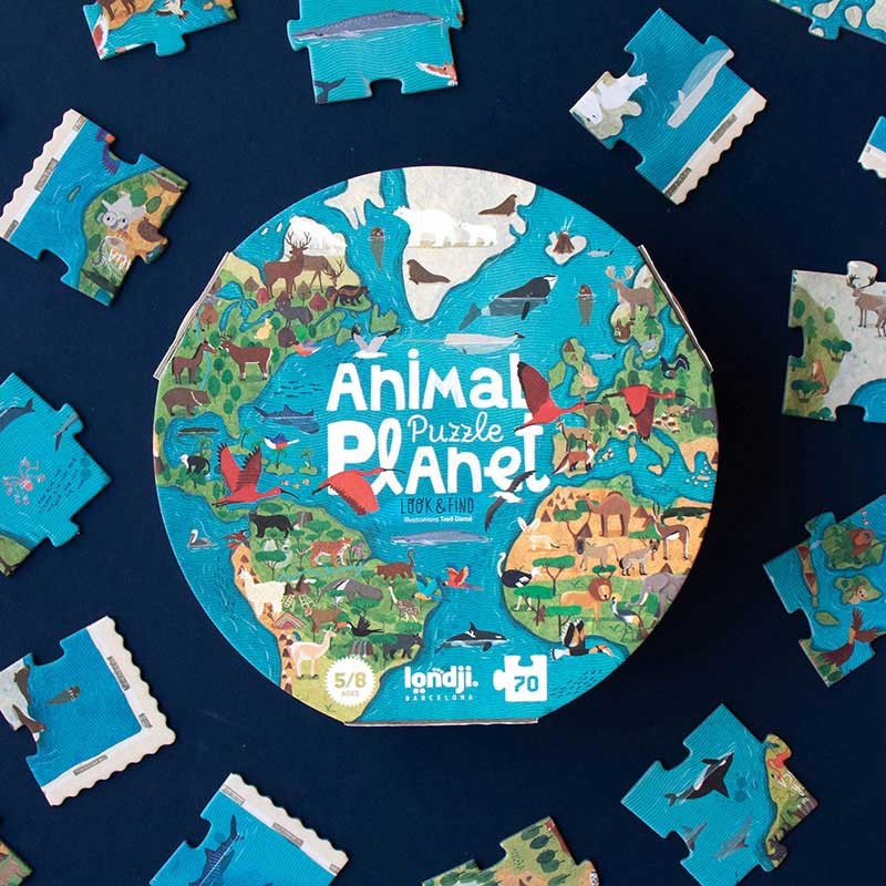 Animal Planet 70pc Puzzle and Look-And-Find Game