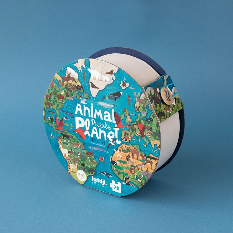 Animal Planet 70pc Puzzle and Look-And-Find Game