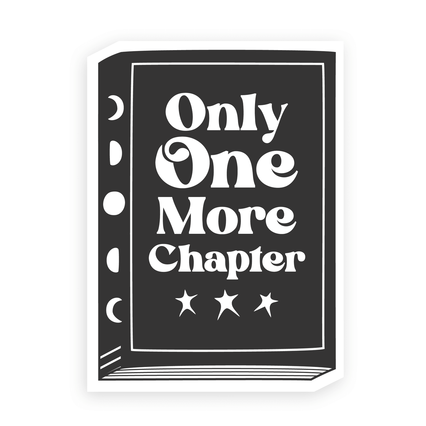 One More Chapter Glow-in-the-dark Sticker