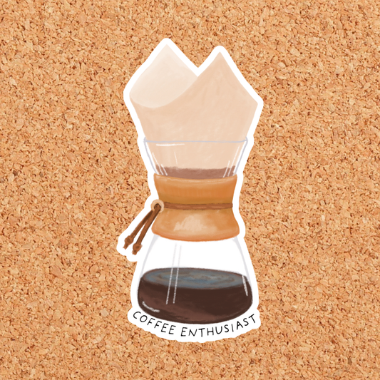 Pour Over Coffee Sticker