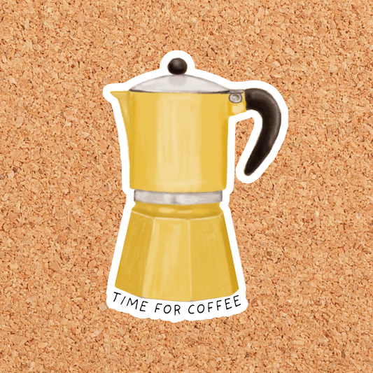 Moka Pot Coffee Sticker