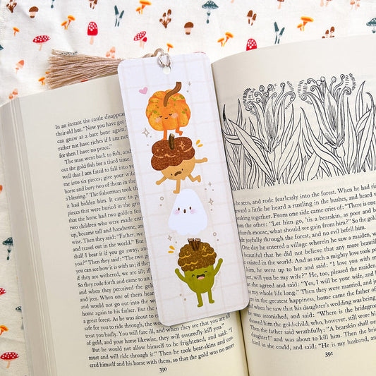 Acorns and Pumpkins Bookmark