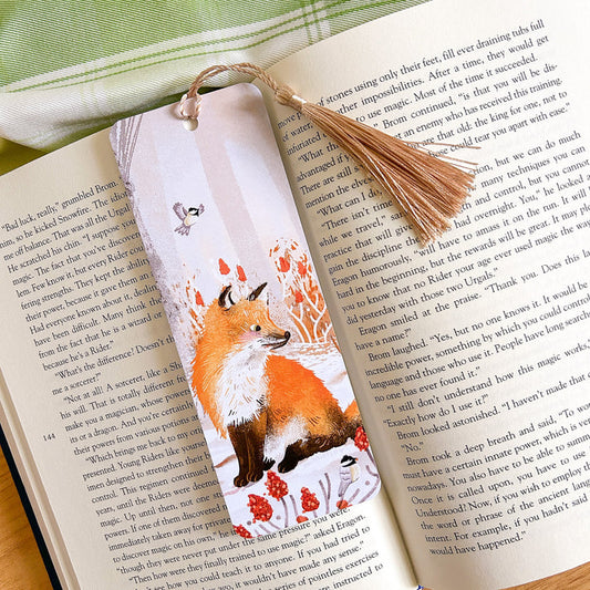 Winter Fox Bookmark