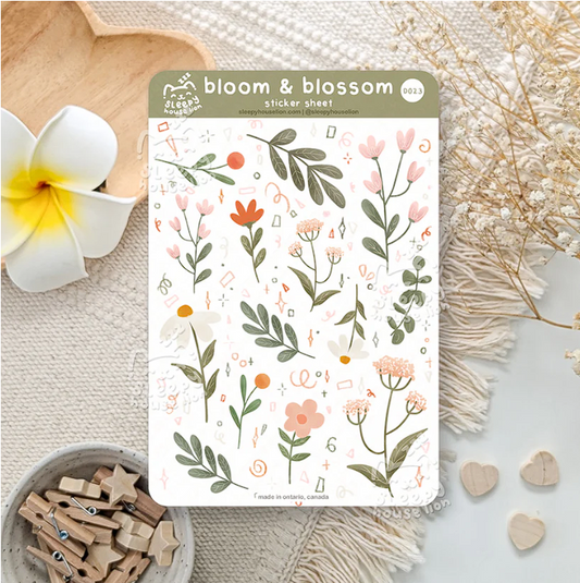 Bloom & Blossom Paper Sticker Sheet