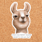 What's Going On Alpaca Sticker