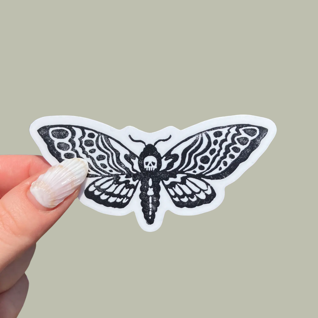 Death's Head Hawkmoth Sticker