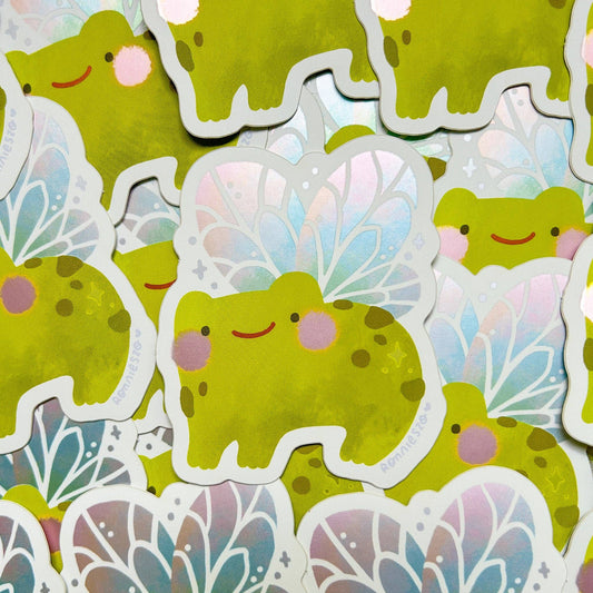 Fairy Frog Mirror Sticker