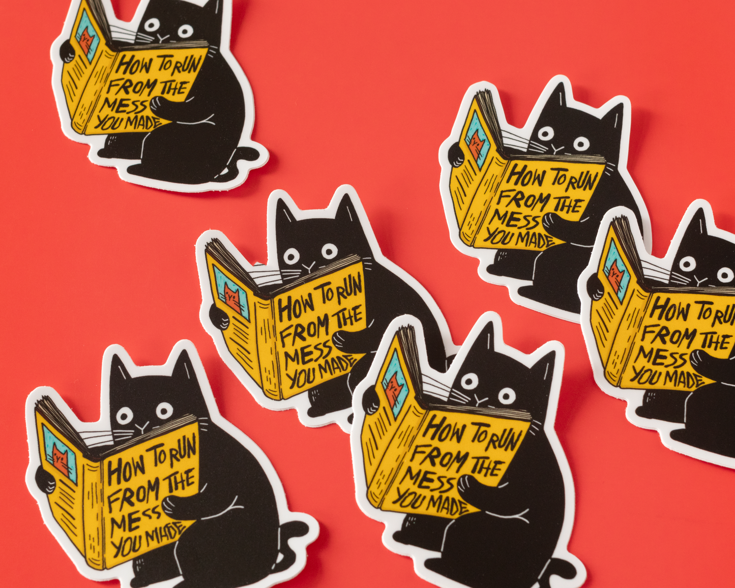 How To Run From The Mess You Made Vinyl Sticker