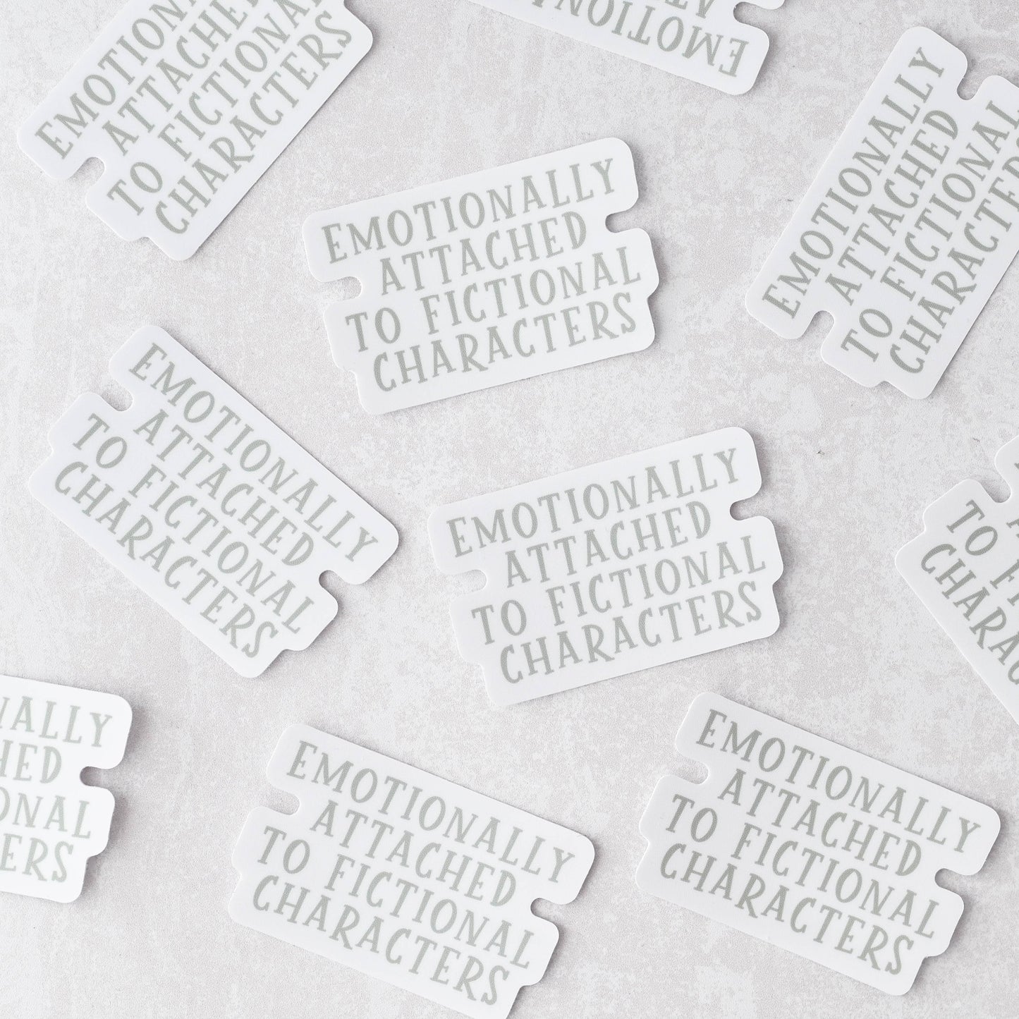 Emotionally Attached To Fictional Characters Sticker