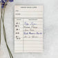 Library Borrower Card Sticker