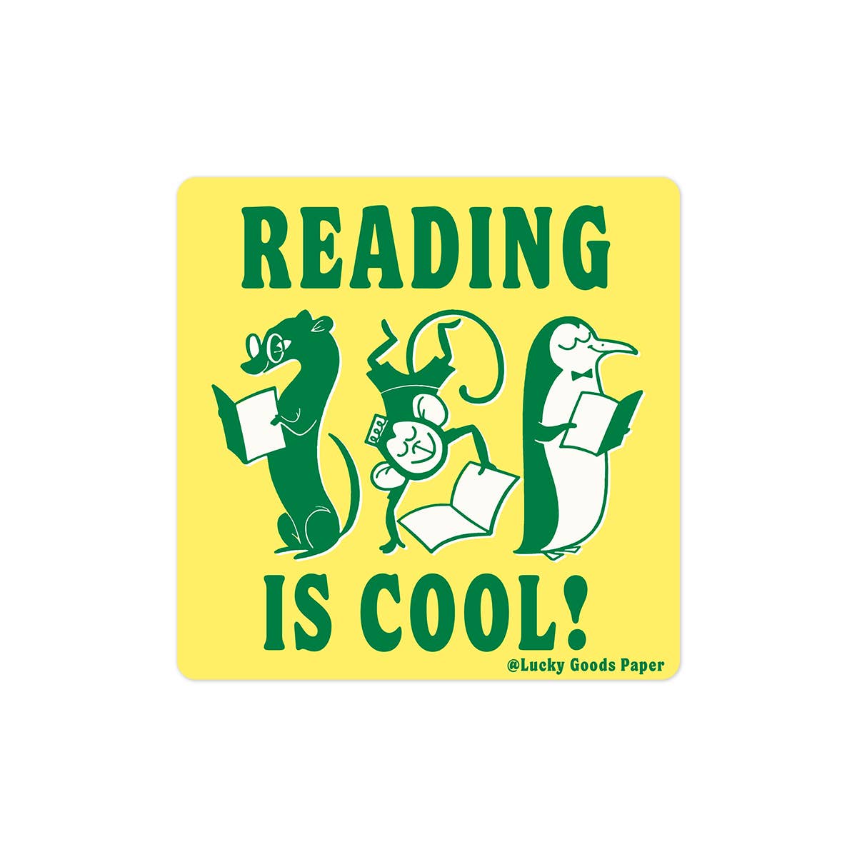 Reading is Cool Sticker