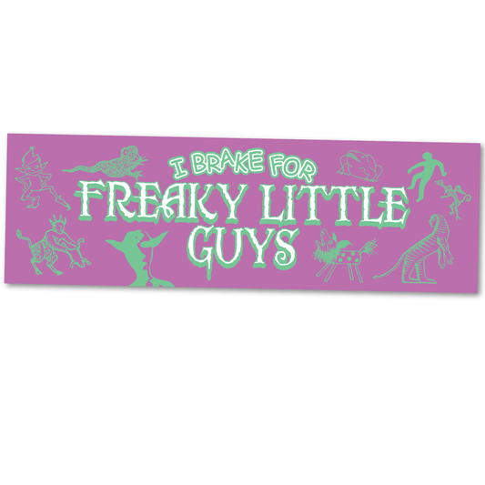 Freaky Little Guys Bumper Sticker