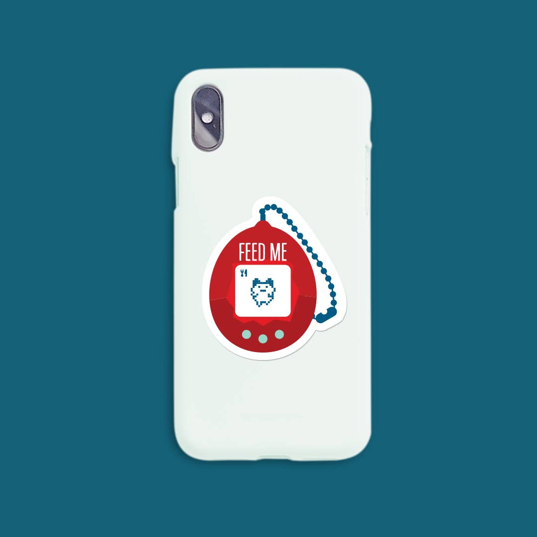 Feed Me Tamagotchi Sticker