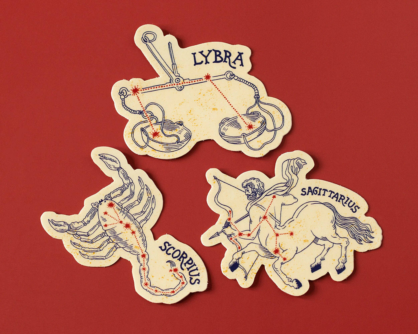 Zodiac Constellation Vinyl Stickers