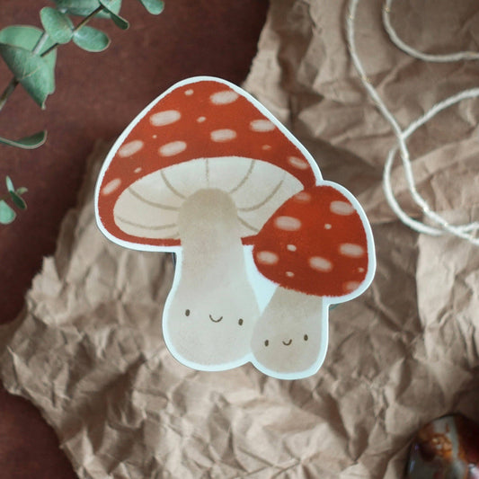 Fungus Friends Mushroom Sticker