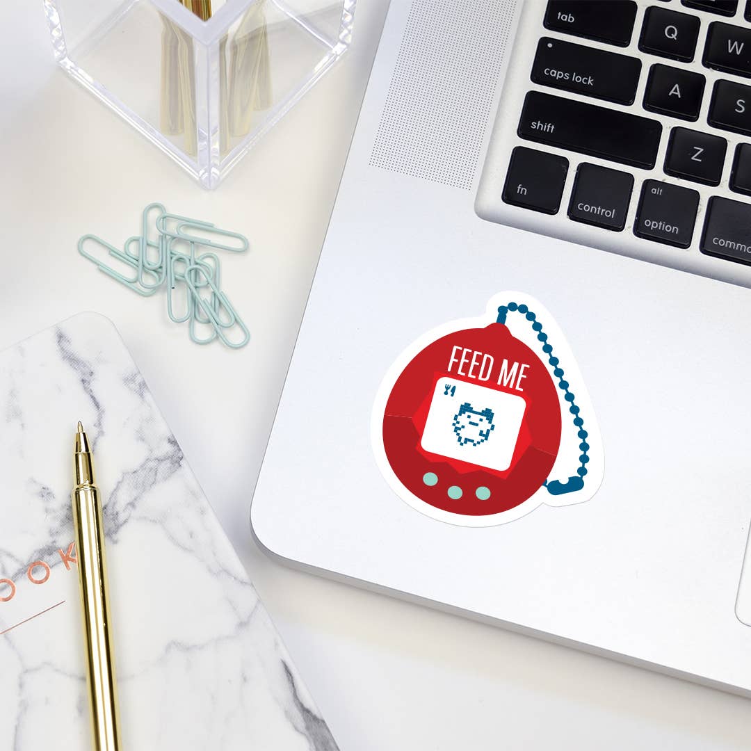 Feed Me Tamagotchi Sticker