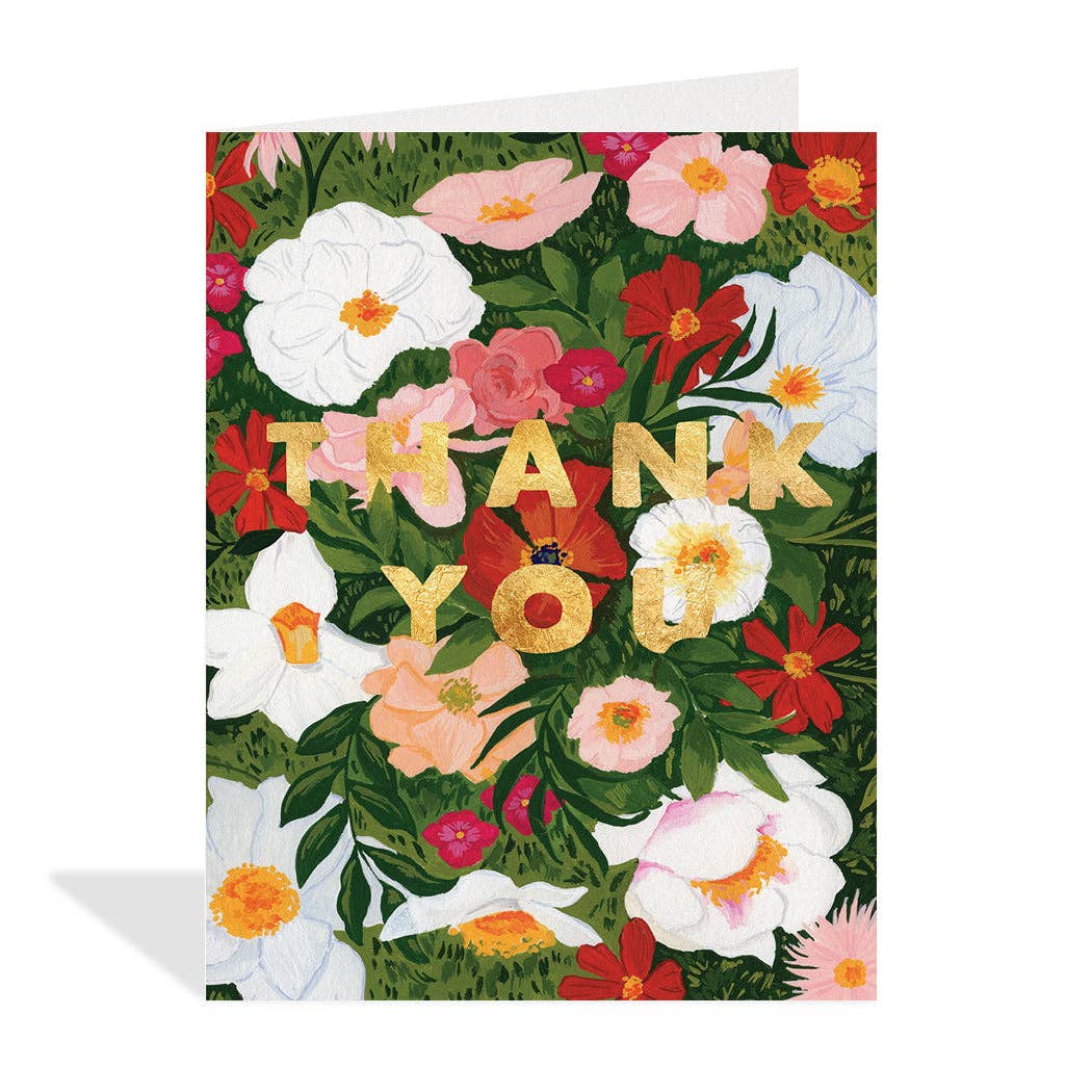 Thank You Posy Floral Greeting Card
