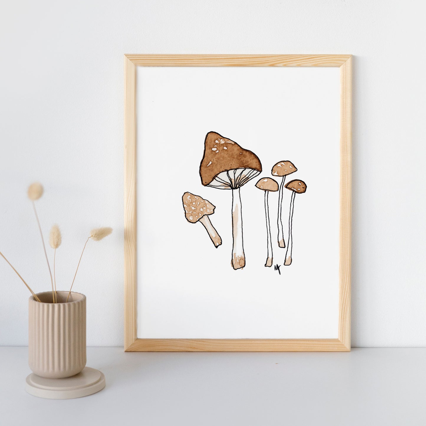 Melissa Mary Jenkins Mushroom Print 8x10