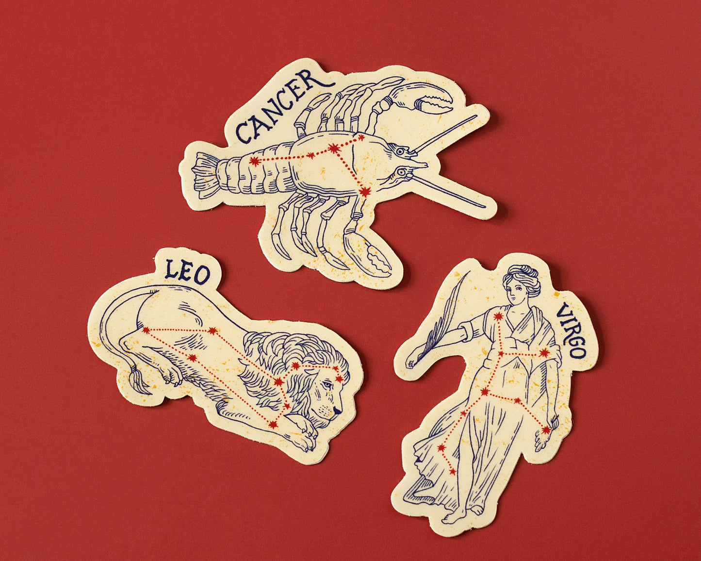 Zodiac Constellation Vinyl Stickers