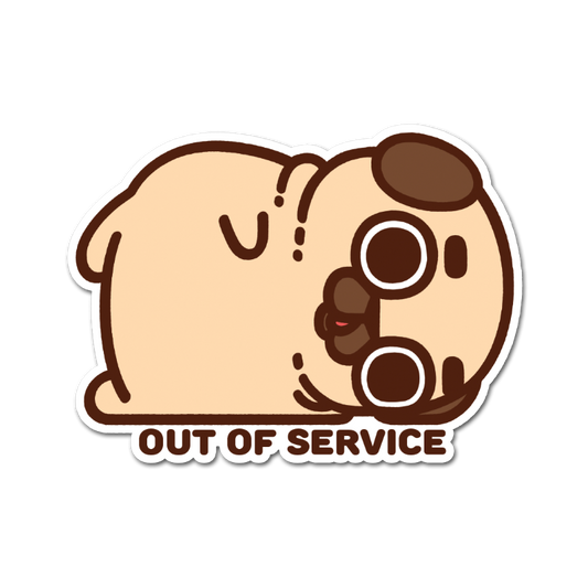 Out of Service Puglie Sticker