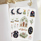 Secret Garden 4x6 Paper Sticker Sheet