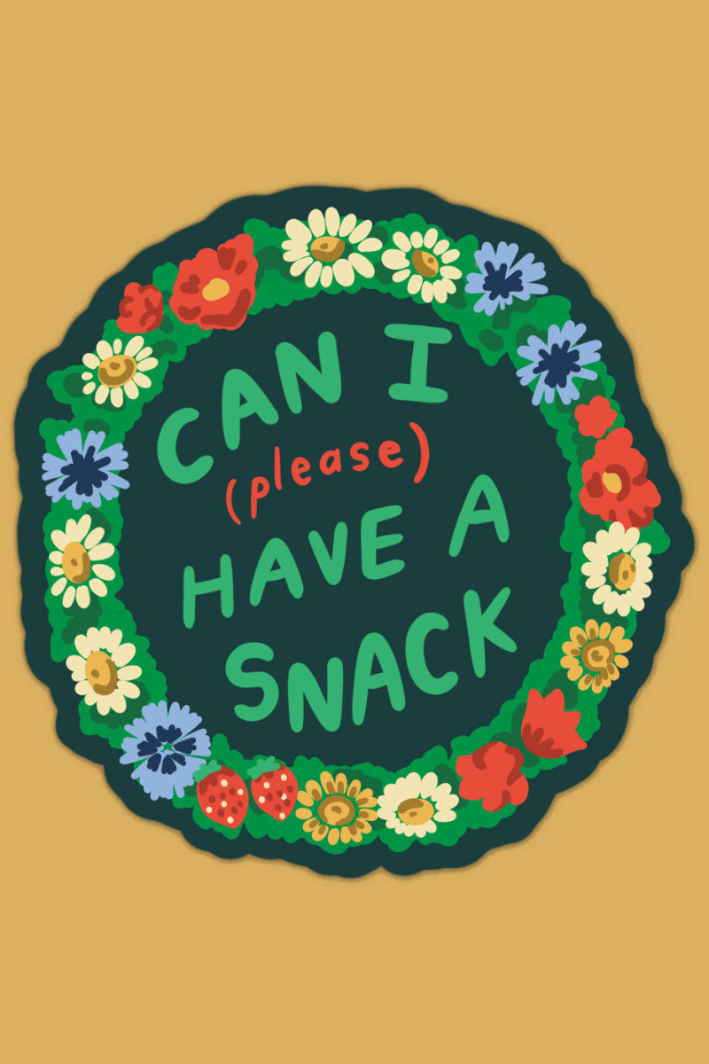 Can I Have a Snack Sticker