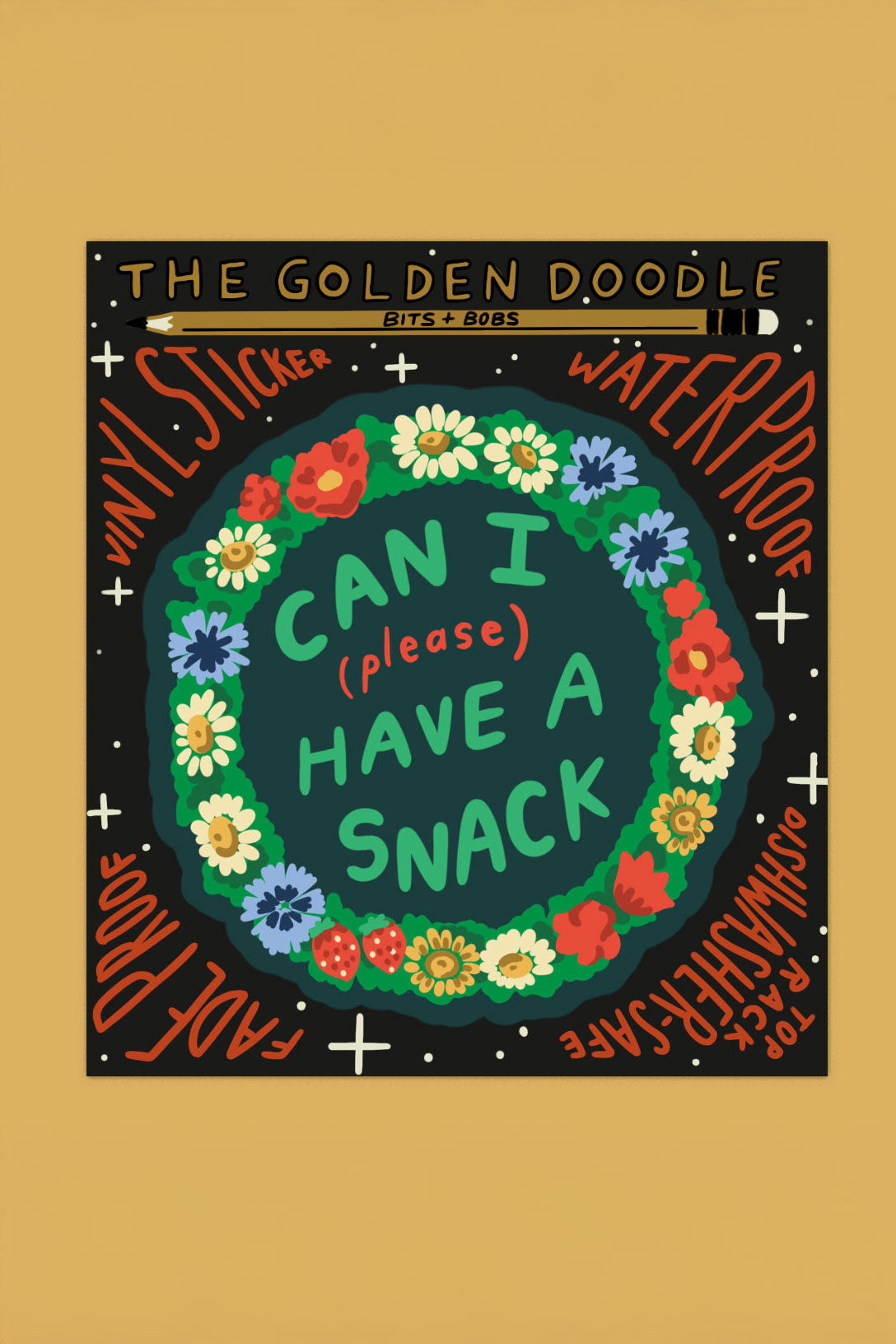 Can I Have a Snack Sticker