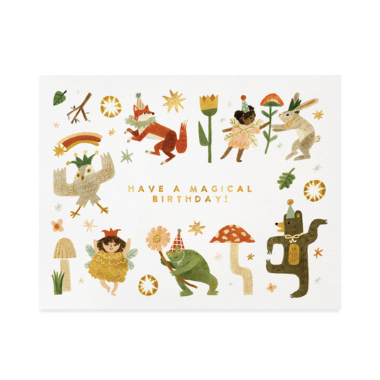 Whimsical Birthday Greeting Card