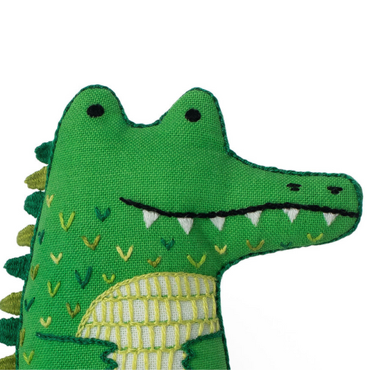 Embroidered Doll Kit - Alligator Level 2