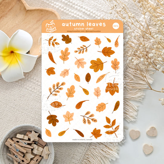 Autumn Leaves 4x6 Paper Sticker Sheet