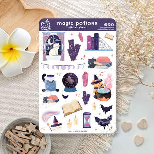 Magic Potion 4x6 Paper Sticker Sheet