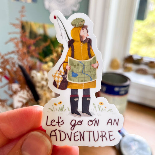 Let's go on an Adventure Sticker