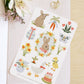 Floral Easter 4x6 Paper Sticker Sheet