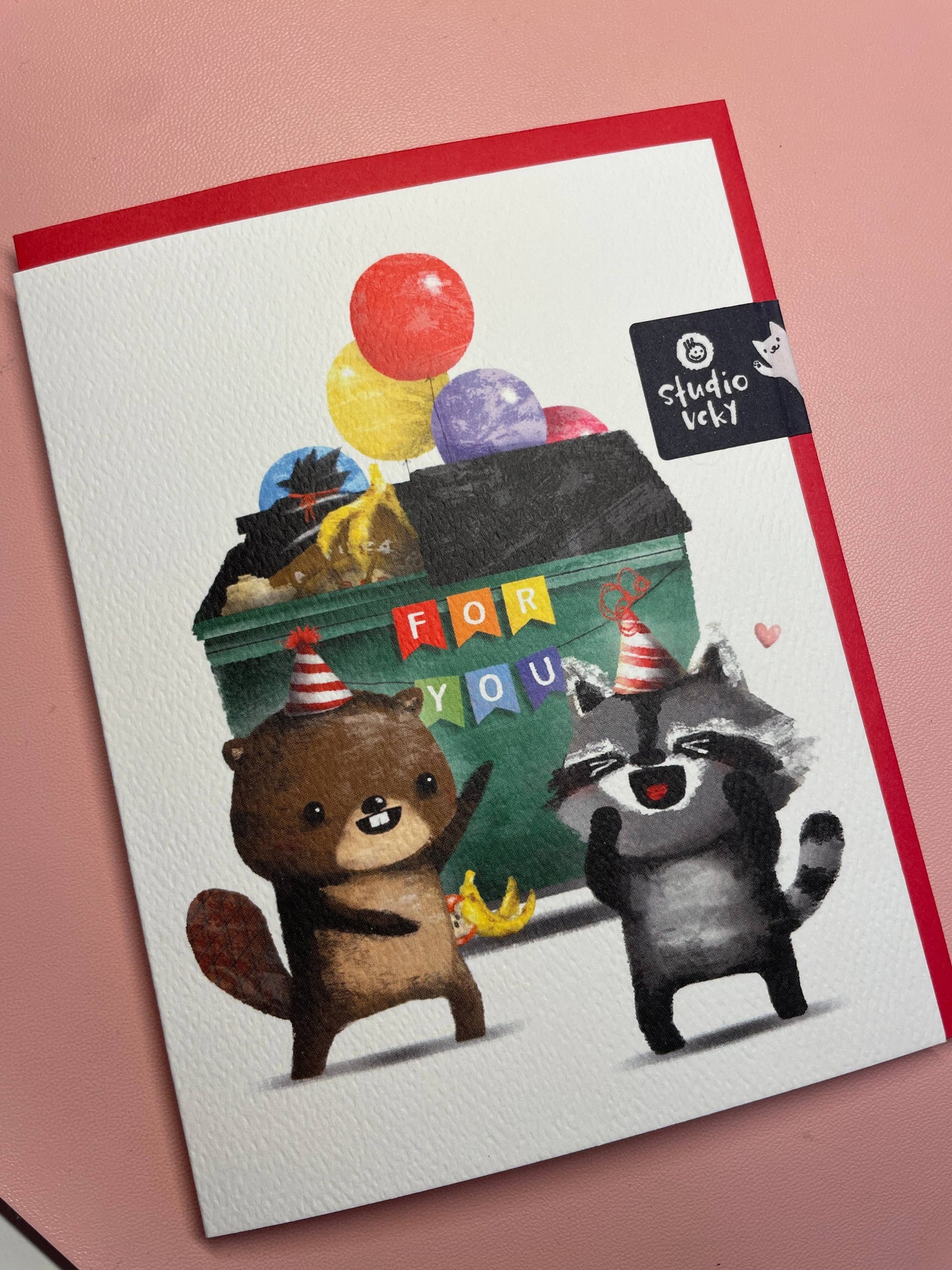 Trash For You Birthday Card