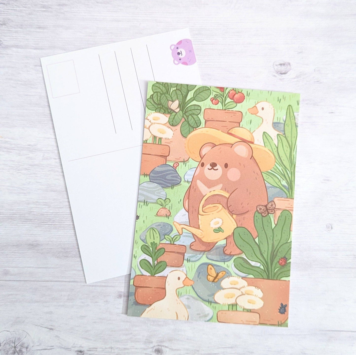 Garden Friends Postcard