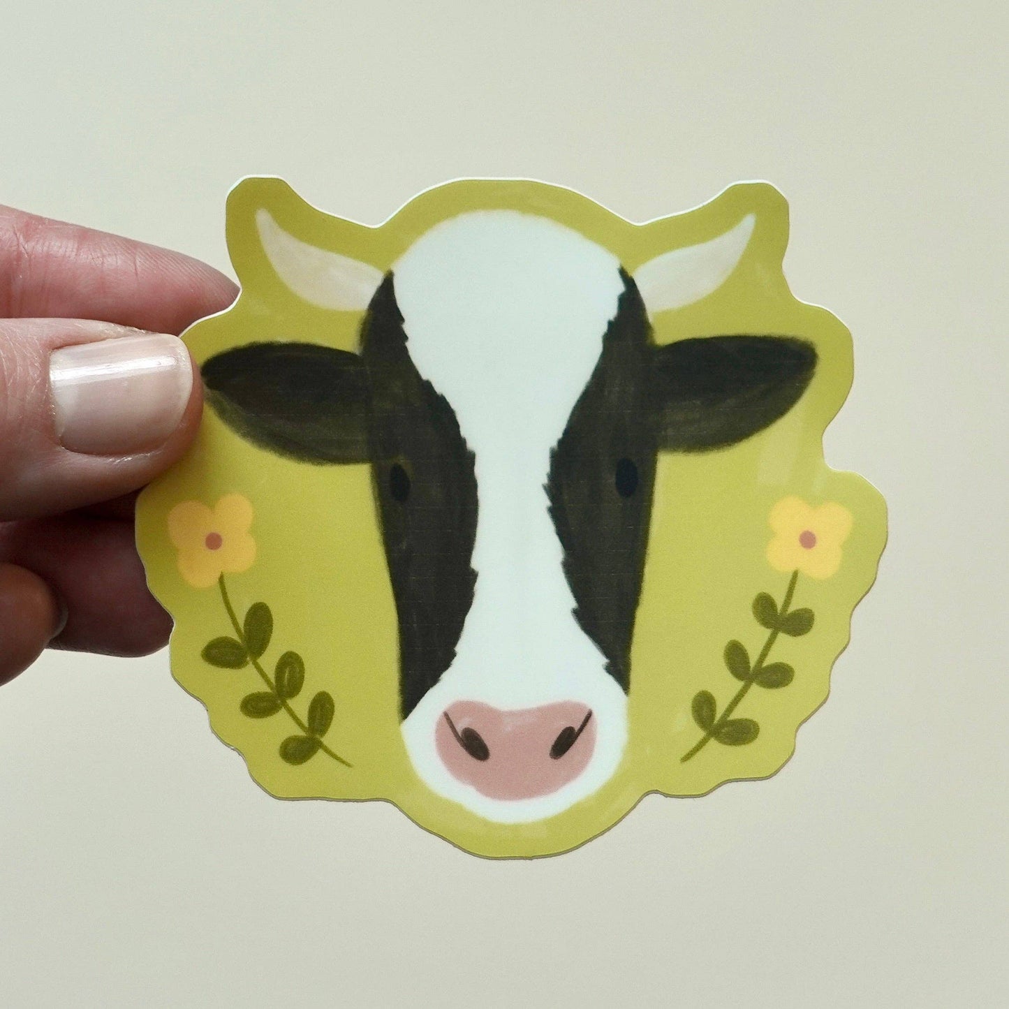 Beautiful Bovine Vinyl Sticker