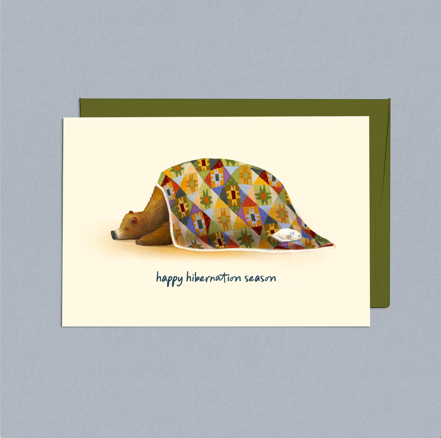 Happy Hibernation Season Greeting Card