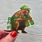 Damn Fine View Beaver Sticker